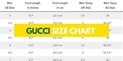 gucci 21inch width|Gucci size chart 2022.